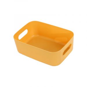 ¿Jaune¿Ensemble De 1 En Plastique Des Boîtes De Rangement, De Multiples Couleurs Des Paniers De Rangement Pour La Cuisine, Placard, Bureau, Salle De Bains, Des Jouets, De La Maison - Neuf