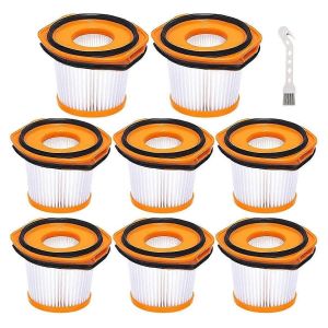 Lot de 8 filtres de rechange pour aspirateurs WS620, WS632 et WS630, compatibles avec le syst&egrave;me Wandvac WS633 - Neuf