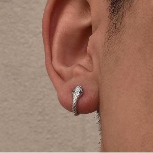 Kal-Boucle D'oreille Serpent Goth Boucle D'oreille Serpent Minuscule Boucle D'oreille Serpent Vintage Boucle D'oreille Serpent Argent Animal Boucle D'oreille Serpent Bijoux Pour Femmes Et Filles - Neuf