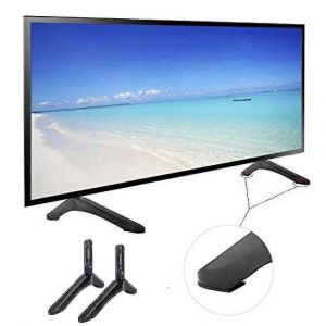 Support de support universel pour &eacute;cran LCD de 32 &agrave; 65 pouces avec design en acier noir - Neuf