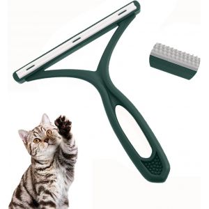 Animal De Compagnie Chien Chat Cheveux Remover Pinceau, Portable, Réutilisable À L'auto-Nettoyage De L'épilation Tapis Brosse Brosse Pet Hair Remover Vêtements/Canapé/Voiture/Lit/Tapis - Neuf