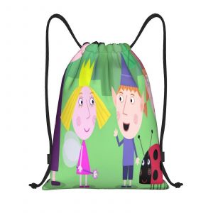Sac A Dos Double Bandouliere En Toile Ben Hollys Little Kingdom, Ideal Pour Les Courses Rapides Et Les Journees Chargees. D73 - Neuf