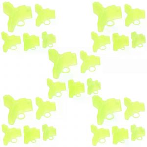 100 Pcs Crochet De Pêche Chapeau De Sécurité Couverture Durable Couvertures Triples Anti-Rayures Bonnet Garde De Protection Épaissir Le Capuchon Pour Les Outils De Pêche - Neuf