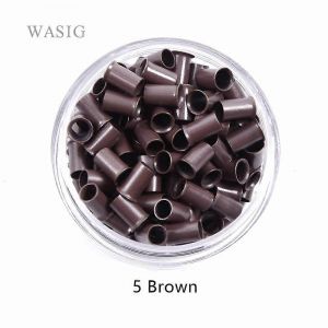 34mm 1000pcs Long Euro Lock Évasé Micro Cuivre Tube Anneaux Perles Liens Cheveux Humains Extensions Outils - Neuf