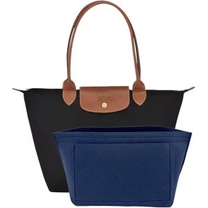 nzqaf-Organisateur de portefeuille, adapté à l'organisateur de sac Le Pliage, organisateur de sac à main (Bleu Foncé, M) - Neuf