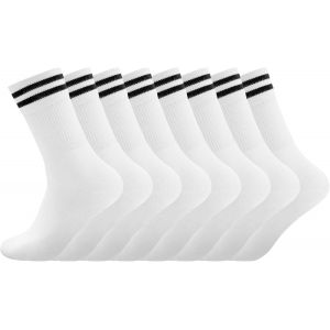 Mevronisshop-Chaussettes De Sport Pour Homme Et Femme, En Coton, Chaussettes Hautes Blanches De Tennis, Confortables Et Chaudes&iquest;Lot De 4&iquest; - Neuf