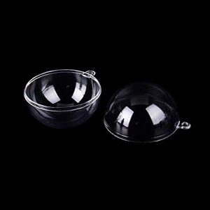 Claire boules de No&euml;l pour des vacances &agrave; la d&eacute;coration de 4cm en plastique ornements 10pcs - Neuf