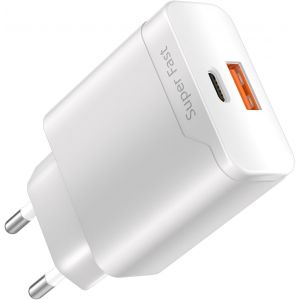 KALANKA-Chargeur Prise 2 Port Type C Rapide Compatible avec Apple iPhone 17 16 15 14 13 12, Adaptateur Secteur Universel Embout USB-C Bloc pour Samsung Galaxy et Xiaomi Google Pixel Telephone Portabl - Neuf