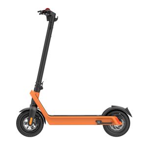 Trottinette &Eacute;lectrique Kixin X9 Plus, 10", Batterie Amovible 36 V 15,6 Ah, Triple Frein, Orange - Neuf