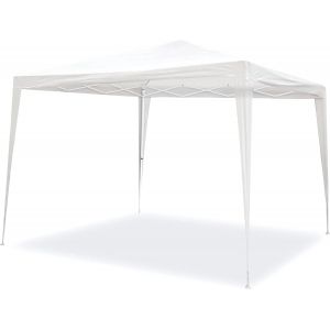 Ulteronixshop-Smartsun Carpa Pliante 3x3m Javea Blanche Imperm&eacute;able - Jardin Plage Camp Terrasse - Sac De Transport, Sardines Et Sangles - Neuf
