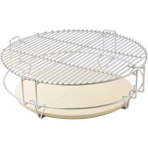 Ulteronixshop-Onlyfire GCG-8552 Grilles Syst&egrave;me de cuisson Compatible pour Big Green Egg Grande, Kamado Joe Classic, Grande Grill Dome et autre Kamado Grill - Neuf