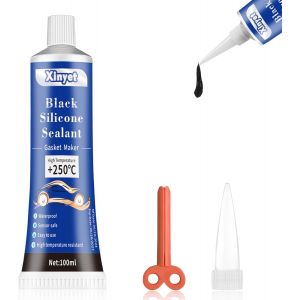 MEVRONISSHOP-Joint Carter Huile Moteur, Pate a Joint Moteur, Silicone Haute Temperature, Silicone pour Porte de Four r&eacute;sistant &agrave; la Chaleur de -62 &ordm;C &agrave; 315 &ordm;C Noir - Neuf