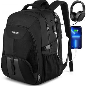 18.4 Pouces Sac &agrave; Dos Homme Grand Scolaire Ado Sac a Dos Ecole Cartables College Sac a Dos Ordinateur Affaires - Neuf