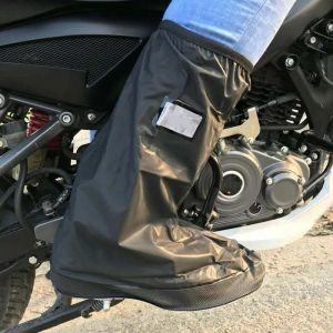 Couvre-Chaussures De Pluie Réutilisables Protecteurs De Chaussures Imperméables Femmes Hommes Caoutchouc Galoshes Moto Cyclisme Bottes Élastiques Couverture Noir,M - Neuf