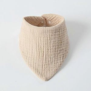 Paquet De 3,Bavoirs Pour B&eacute;b&eacute; En Mousseline,Bavoirs Bandana R&eacute;glables Triangulaires Doux,Pour Filles Et Gar&ccedil;ons Unisexes - Neuf