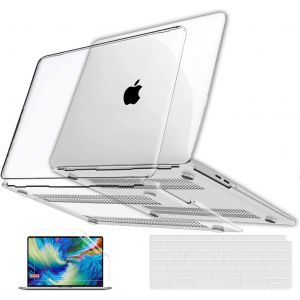 acdsgd-GVTECH Coque pour MacBook Air 13 Pounces 2010-2017 A1369 A1466, &Eacute;tui Rigide en Plastique, Protection de Clavier, Protecteur d'&eacute;cran pour MacBook Air 13"", Transparent - Neuf