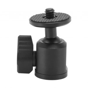 Rotule de trepied multifonction reglable, rotation a 360 degres, alliage d'aluminium, adaptateur de fixation pour griffe porte-accessoire 1/4 pouce - Neuf