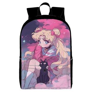 Sac a dos a multiples compartiments de rangement, compatible avec un ordinateur portable de 15,6 pouces, ideal pour les voyages, les adolescents et le travail (D2360) - Neuf