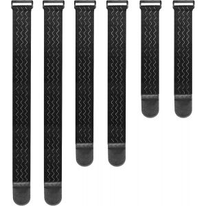 Mevronisshop-Upbeat Sangles Elastiques Avec Anti-D&eacute;rapantes 3 Tailles(61/46/30cm X 5cm), Attache Cable Scratch Multi-Usages Pour V&eacute;lo, Protection De Pantalons, Bagages, Tapis De Yoga, Camping, Tuyaux - Neuf