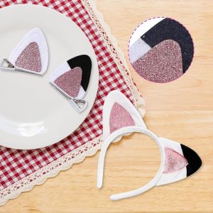 Tzf-Serre-Tête Oreille De Chat, Oreilles De Chat Serre-Tête Chat Serre Tete Oreille De Chat Enfant Serre-Tête Oreille De Chat Cosplay Accessoire Enfants Unisexes, Pour Jeux De Rôle Animés - Neuf