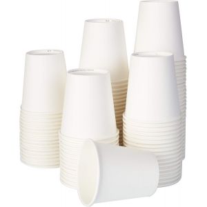 Mevronisshop-500 Pcs Gobelets 200ml En Papier Biod&eacute;gradables &Eacute;cologiques Jetables Pour Eau Chaude Froide (500) - Neuf