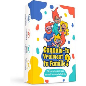 Connais-Tu Vraiment Ta Famille? Le Jeu Familial D&eacute;lirant Plein De Devinettes, Quizz Et D&eacute;fis Pour D&eacute;couvrir Qui Connait Le Mieux La Famille![Z205] - Neuf