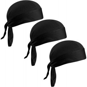 Kalanka-Sports Bandana Casquette 3pcs, Bandana De Sport Rapide, Bonnet D'été Bonnet De Vélo, Casquette Biker Bandana Casquette, Respirant, Séchage Rapide, Protection Uv, Tissu Aéré - Neuf