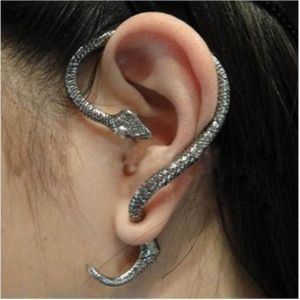 Kal-Boucle D'oreille Serpent Punk Boucle D'oreille Serpent Argent Boucle D'oreille Serpent Grimpeur Boucle D'oreille Serpent Gothique Boucle D'oreille Cartilage Bijoux Pour Femmes Et Filles - Neuf