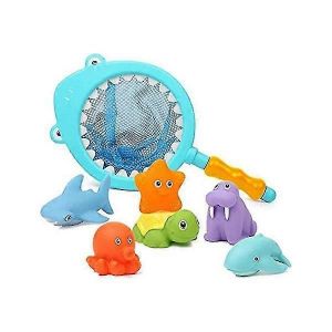 Jouets De Bain Pour B&eacute;b&eacute;s &Agrave; Partir De 1 An, Jouet De Bain Pour Enfants Avec Filet De P&ecirc;che - Neuf