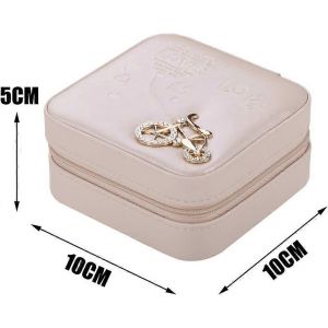 Boîte à bijoux pour dames,mini boîte de rangement pour bijoux,boîte à bijoux portable,rangement pour bijoux - Neuf