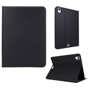 Housse En Cuir Pour Ipad Air 11 (2024/2025) - Étui À Voltage Étirable - Noir - Neuf
