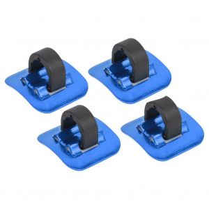 Cansucc Lot De 4 Guides De Cable De Frein De Velo, Adaptateur De Levier De Vitesse, Cadre De Velo, Boucle En C (Bleu) - Neuf
