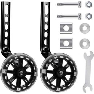 Sept-Roue Auxiliaire,Stabilisateur Universel Velo Roues Stabilisatrices Vélo,Roues D'entraînement Bicyclette,Stabilisateur Velo Enfant,Enfants Roues D'entraînement - Neuf