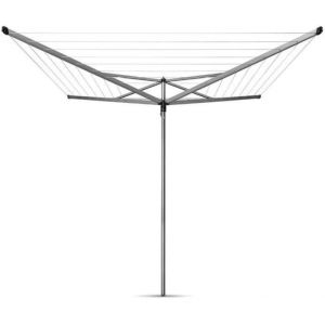 S&eacute;choir Rotatif Essential Etendoir Linge Ext&eacute;rieur Antid&eacute;rapantes R&eacute;sistantes aux UV30 m Ouverture Facile Compatible avec Les Cintres Gris M&eacute;tallique &oslash; 271cm - Neuf