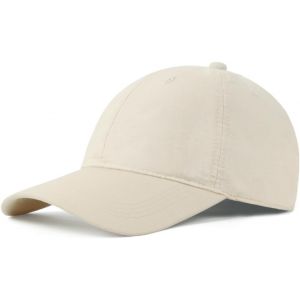 Jexnovashop-Casquette De Baseball Surdimensionn&eacute;e Xxl En Lin, Chapeau De Papa Respirant, Casquette De Golf Douce Pour Grandes T&ecirc;tes 58,4 - 64,8 Cm - Neuf