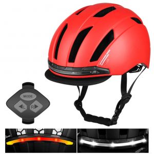 Casque De Velo Avec Clignotant Led, Casque De Cyclisme Urbain, Casque De Securite Pour La Conduite De Nuit - Neuf