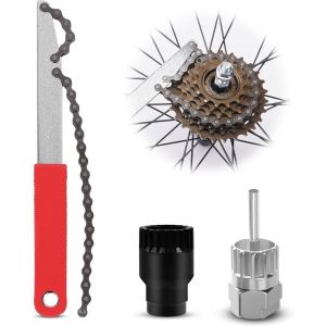 Outils De Demonte De Cassette De Vélo Kit D'outils,Outils De Demonte De Cassette,Outil De Démontage De Pignon,Convient Aux Chaînes De Vitesses 6,7,8,9,10,11.[B2052] - Neuf