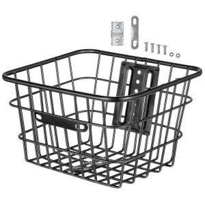 Panier De Guidon De Vélo Élégant En Métal ¿ Organiseur De Rangement Durable Pour Animaux, Livres Et Courses ¿ Ajustement Universel, Installation Facile - Neuf