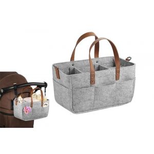 Sac Fourre-Tout Organiseur Pour Couches Et Accessoires Pour B&eacute;b&eacute; - Gris - Rangement Pour Couches Et Accessoires Pour B&eacute;b&eacute; - Neuf