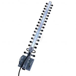 Antenne Yagi directionnelle ext&eacute;rieure 2,4 GHz 25 dBi 2400-2500 MHz avec connecteur m&acirc;le RP-SMA pour r&eacute;seaux sans fil - Neuf