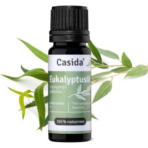 Trahoo-Huile D'eucalyptus Naturelle Pure - Huile Essentielle - Qualit&eacute; Th&eacute;rapeutique - Huile D'eucalyptus Pour Aromath&eacute;rapie - Diffuseur D'ar&ocirc;mes - De La Pharmacie - 10 Ml - Neuf