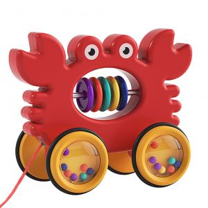 Jouet A Tirer Pour Enfants, Animal Mignon A Tirer, Jouet Roulant, Cadeau D'anniversaire Pour Garcons Et Filles - Neuf