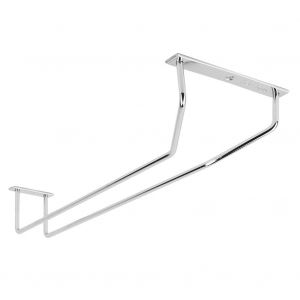 Hjlian Support A Verres A Vin En Acier Inoxydable, Etagere Suspendue, Decoration De Cuisine, De Bar (55 Cm) - Neuf