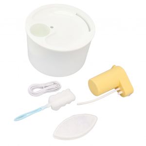 Hjlian Fontaine Automatique Pour Animaux De Compagnie, Silencieuse, Rechargeable Et Amovible, Pour Petits Et Moyens Chiens, 2,5 L - Neuf