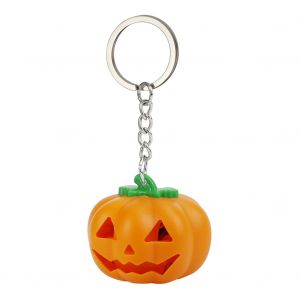 Porte-Cles Lumineux Led Citrouille Unique, Accessoire Porte-Cles Sonore - Neuf