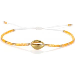 Kal-Femmes Hommes Bracelet Graines Perles Cristal Brillant R&eacute;glable &Agrave; La Main Cordon Bracelet Cadeau D'anniversaire Pour Les Filles Bracelet De Charme - Neuf