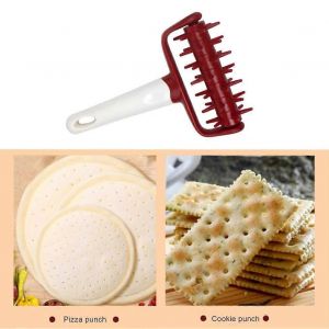 pâte à pizza Docker pâte en plastique Docker pizzas aiguille rouleau perforateur à pizza pour croûte à pizza ou pâte à pâtisserie outil respectueux de l'environnement - Neuf