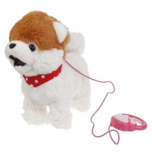 Jouet &Eacute;lectrique Pour Chien Chantant Animal De Marche Avec Laisse Corde Parlant Jouet En Peluche Pour Chiot - Neuf