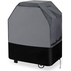 Ulteronixshop-Housse de Barbecue Robuste de 82 cm en Tissu Oxford 600D, r&eacute;sistante &agrave; l'eau, aux UV et &agrave; la d&eacute;coloration, pour Barbecue au gaz Weber Char-Broil Dyna Glo Nexgrill (82 x 64 x 110 cm, Gri - Neuf