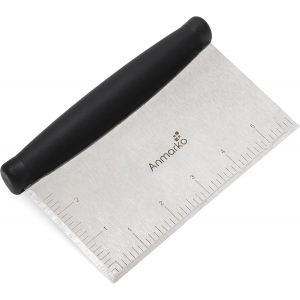 Mevronisshop-Raclette/Hachoir En Acier Inoxydable - Comme Coupe-P&acirc;te &Agrave; Pain Et &Agrave; Pizza - Ustensile De Cuisine Multifonction Pour Plaque De Cuisson Plate - Qualit&eacute; Commerciale - Neuf